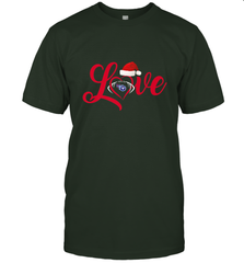 NFL Tennessee Titans Logo Christmas Santa Hat Love Heart Football Team Men's T-Shirt Men's T-Shirt - HHHstores