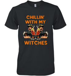 Cool Chillin With My Witches Halloween Costume Men's Premium T-Shirt