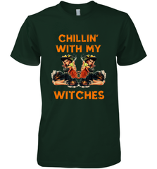 Cool Chillin With My Witches Halloween Costume Men's Premium T-Shirt Men's Premium T-Shirt - HHHstores