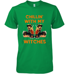 Cool Chillin With My Witches Halloween Costume Men's Premium T-Shirt Men's Premium T-Shirt - HHHstores