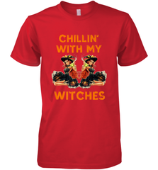 Cool Chillin With My Witches Halloween Costume Men's Premium T-Shirt Men's Premium T-Shirt - HHHstores