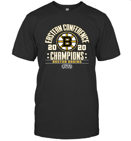 NHL Boston Bruins Fanatics 2020 Eastern Conference Champions Defensive Zone Men's T-Shirt Men's T-Shirt / Black / S Men's T-Shirt - HHHstores