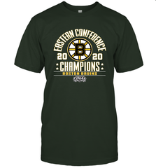 NHL Boston Bruins Fanatics 2020 Eastern Conference Champions Defensive Zone Men's T-Shirt Men's T-Shirt - HHHstores