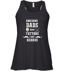 Awesome dads have tattoo and beards Happy Father's day Women's Racerback Tank Women's Racerback Tank - HHHstores
