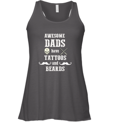 Awesome dads have tattoo and beards Happy Father's day Women's Racerback Tank Women's Racerback Tank - HHHstores