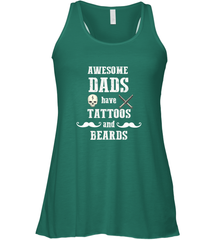 Awesome dads have tattoo and beards Happy Father's day Women's Racerback Tank Women's Racerback Tank - HHHstores