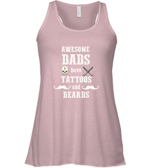 Awesome dads have tattoo and beards Happy Father's day Women's Racerback Tank Women's Racerback Tank - HHHstores