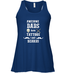 Awesome dads have tattoo and beards Happy Father's day Women's Racerback Tank Women's Racerback Tank - HHHstores