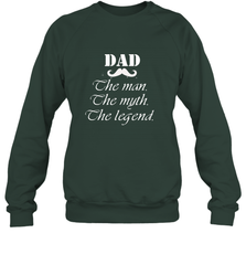 Dad the man the myth the legend Happy Father's day Crewneck Sweatshirt Crewneck Sweatshirt - HHHstores