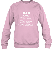 Dad the man the myth the legend Happy Father's day Crewneck Sweatshirt Crewneck Sweatshirt - HHHstores