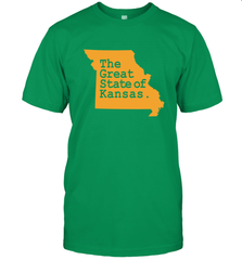 The Great State Of Kansas Men's T-Shirt Men's T-Shirt - HHHstores