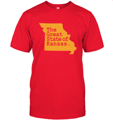 The Great State Of Kansas Men's T-Shirt Men's T-Shirt - HHHstores