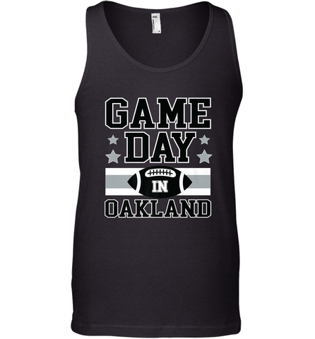 NFL Oakland Game Day Football Home Team Men's Tank Top Men's Tank Top / Black / XS Men's Tank Top - HHHstores