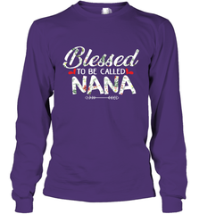 Blessed to be called Nana design Long Sleeve T-Shirt Long Sleeve T-Shirt - HHHstores