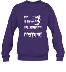 THIS IS MY HALLOWEEN COSTUME Crewneck Sweatshirt Crewneck Sweatshirt - HHHstores