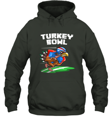 Cool Turkey Bowl _ Funny Thanksgiving Football Player Gift Hooded Sweatshirt Hooded Sweatshirt - HHHstores