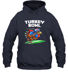 Cool Turkey Bowl _ Funny Thanksgiving Football Player Gift Hooded Sweatshirt Hooded Sweatshirt - HHHstores