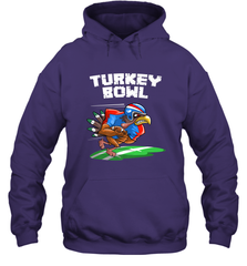 Cool Turkey Bowl _ Funny Thanksgiving Football Player Gift Hooded Sweatshirt Hooded Sweatshirt - HHHstores