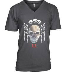 The mask of skull Halloween Men's V-Neck Men's V-Neck - HHHstores