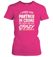 God sent me Crazy Grandma Partner in crime Women's T-Shirt Women's T-Shirt - HHHstores