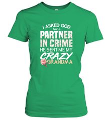 God sent me Crazy Grandma Partner in crime Women's T-Shirt Women's T-Shirt - HHHstores