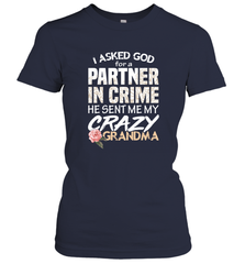 God sent me Crazy Grandma Partner in crime Women's T-Shirt Women's T-Shirt - HHHstores