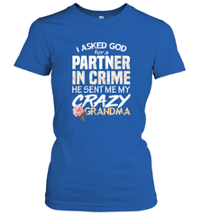 God sent me Crazy Grandma Partner in crime Women's T-Shirt Women's T-Shirt - HHHstores