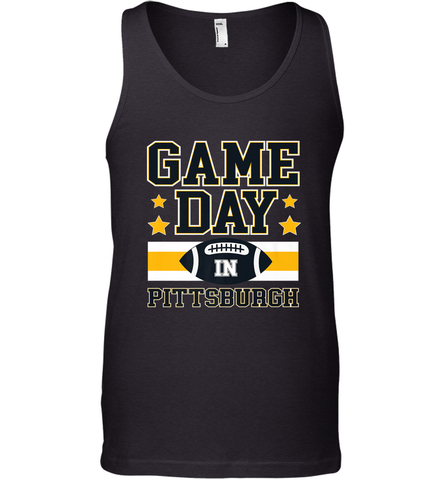 NFL Pittsburgh PA. Game Day Football Home Team Men's Tank Top Men's Tank Top / Black / XS Men's Tank Top - HHHstores