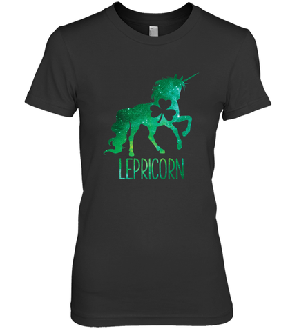 Lepricorn Leprechaun Unicorn shirt St Patricks Day Women's Premium T-Shirt Women's Premium T-Shirt / Black / XS Women's Premium T-Shirt - HHHstores