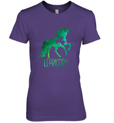 Lepricorn Leprechaun Unicorn shirt St Patricks Day Women's Premium T-Shirt Women's Premium T-Shirt - HHHstores