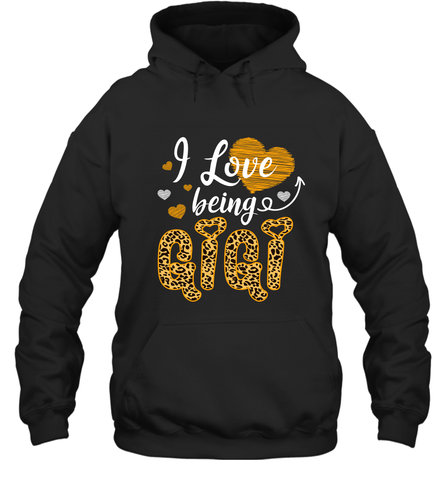 Love being Gigi Hooded Sweatshirt Hooded Sweatshirt / Black / S Hooded Sweatshirt - HHHstores