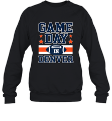 NFL Denver Co Game Day Football Home Team Colors Crewneck Sweatshirt Crewneck Sweatshirt - HHHstores