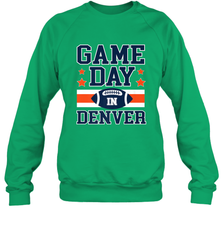 NFL Denver Co Game Day Football Home Team Colors Crewneck Sweatshirt Crewneck Sweatshirt - HHHstores