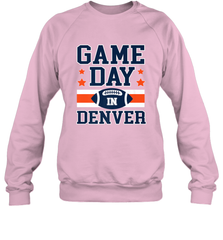 NFL Denver Co Game Day Football Home Team Colors Crewneck Sweatshirt Crewneck Sweatshirt - HHHstores