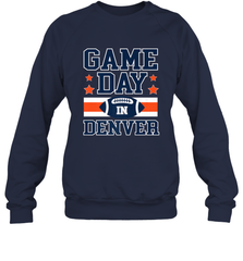 NFL Denver Co Game Day Football Home Team Colors Crewneck Sweatshirt Crewneck Sweatshirt - HHHstores