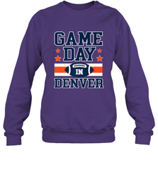 NFL Denver Co Game Day Football Home Team Colors Crewneck Sweatshirt Crewneck Sweatshirt - HHHstores