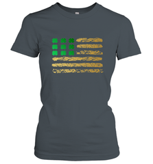 American Flag Green Shamrock Shirt St Patricks Day Women's T-Shirt Women's T-Shirt - HHHstores