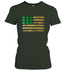 American Flag Green Shamrock Shirt St Patricks Day Women's T-Shirt Women's T-Shirt - HHHstores