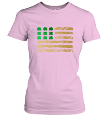 American Flag Green Shamrock Shirt St Patricks Day Women's T-Shirt Women's T-Shirt - HHHstores