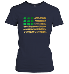 American Flag Green Shamrock Shirt St Patricks Day Women's T-Shirt Women's T-Shirt - HHHstores