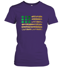 American Flag Green Shamrock Shirt St Patricks Day Women's T-Shirt Women's T-Shirt - HHHstores
