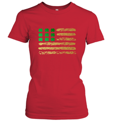 American Flag Green Shamrock Shirt St Patricks Day Women's T-Shirt Women's T-Shirt - HHHstores