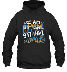Special Needs NonVerbal Autism Awesome Hooded Sweatshirt Hooded Sweatshirt - HHHstores