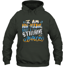 Special Needs NonVerbal Autism Awesome Hooded Sweatshirt Hooded Sweatshirt - HHHstores