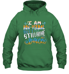Special Needs NonVerbal Autism Awesome Hooded Sweatshirt Hooded Sweatshirt - HHHstores