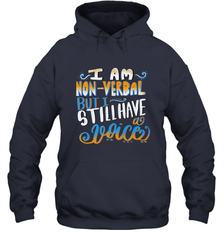 Special Needs NonVerbal Autism Awesome Hooded Sweatshirt Hooded Sweatshirt - HHHstores