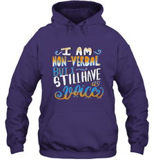 Special Needs NonVerbal Autism Awesome Hooded Sweatshirt Hooded Sweatshirt - HHHstores