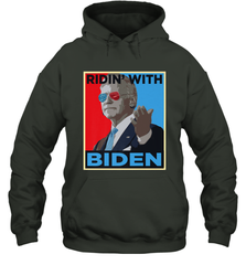 Ridin With Biden _ Hope Poster Parody Hooded Sweatshirt Hooded Sweatshirt - HHHstores