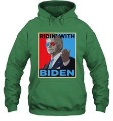 Ridin With Biden _ Hope Poster Parody Hooded Sweatshirt Hooded Sweatshirt - HHHstores