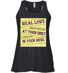Real love funny quotes for valentine (2) Women's Racerback Tank Women's Racerback Tank - HHHstores